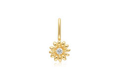  Pop Charms - Hangers - Zilver / 14kt GP - Zirkonia - 1cm